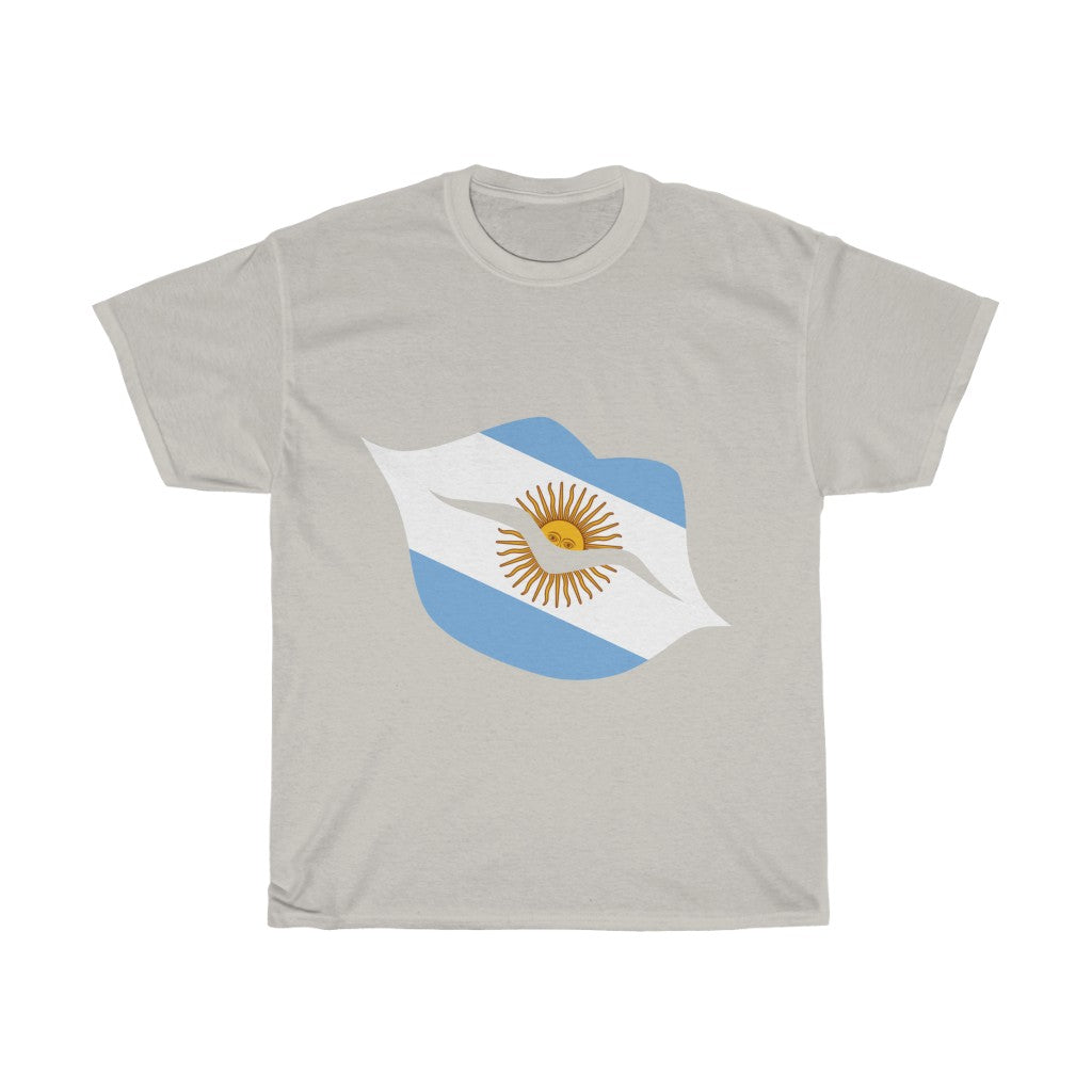 Argentina Lips Flag Standard Tee - Unisex