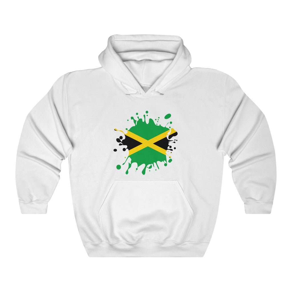 Jamaica Splat Flag Hoodie Sweatshirt - Unisex