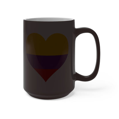 Colombia Heart Color Changing Mug