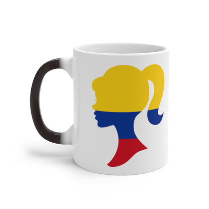 Colombia Girl Color Changing Mug
