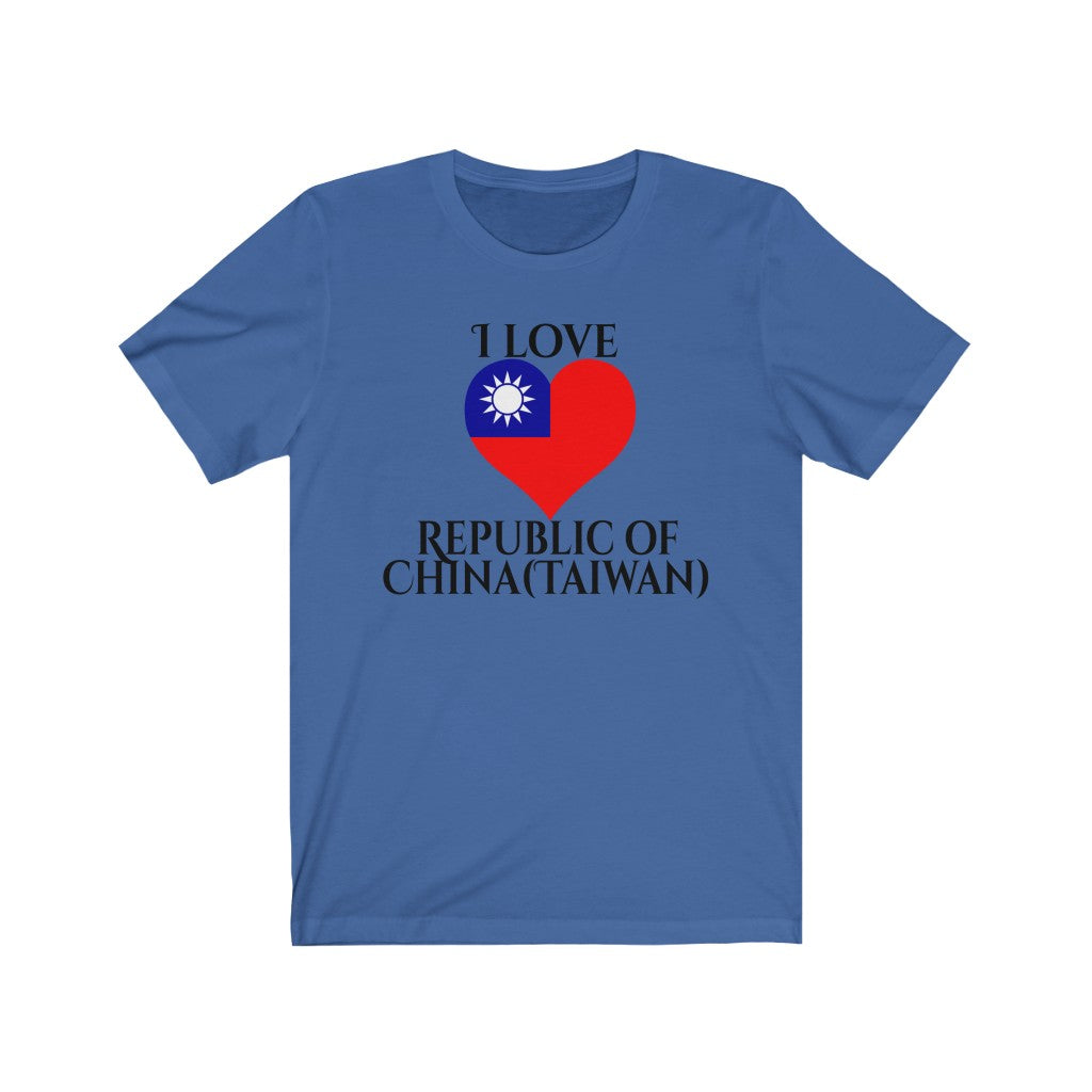 Republic of China - Taiwan Heart Flag Premium Tee 1 - Unisex