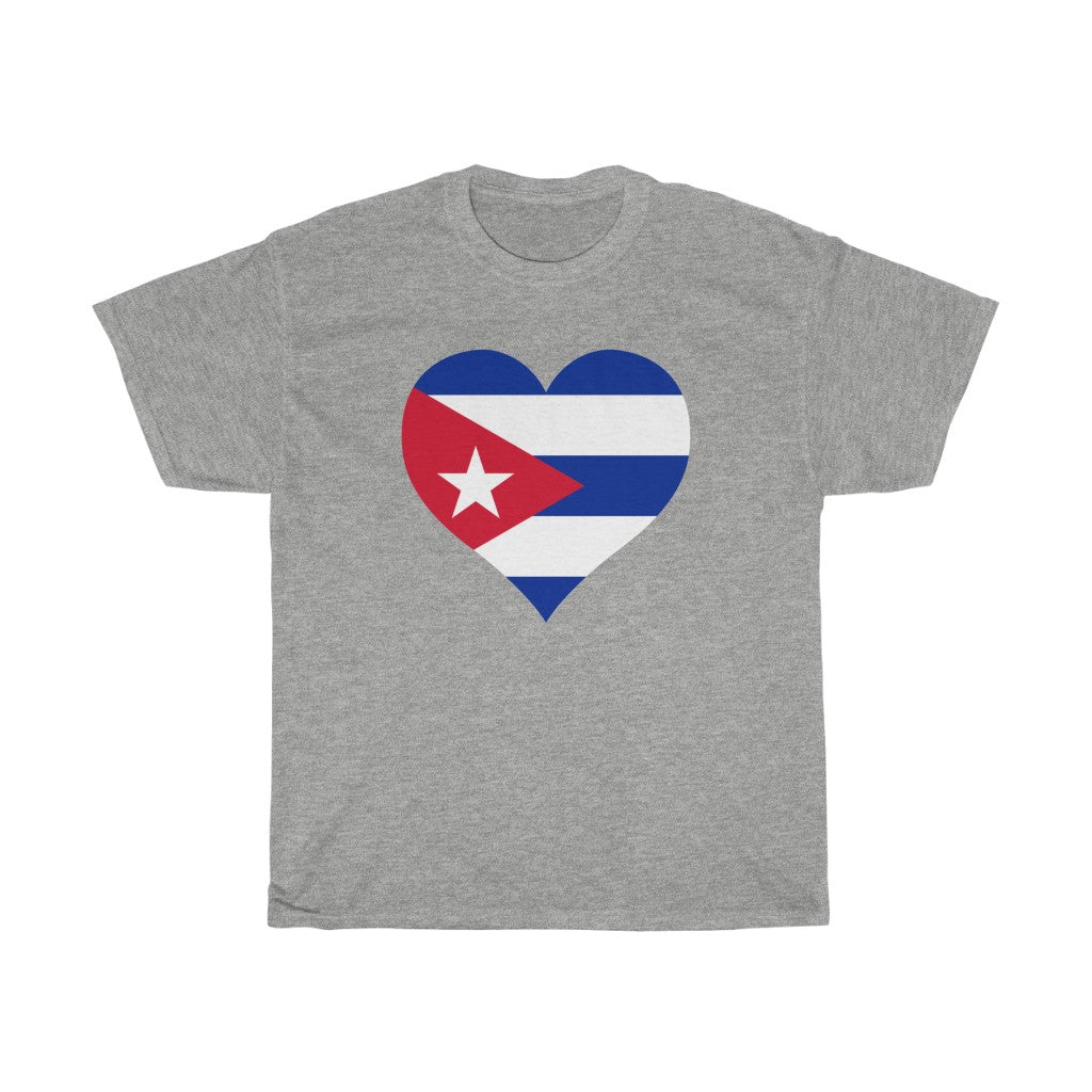 Cuba Heart Flag Standard Tee - Unisex