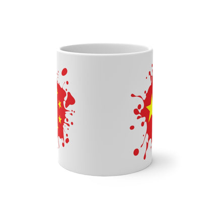 China Splat Color Changing Mug