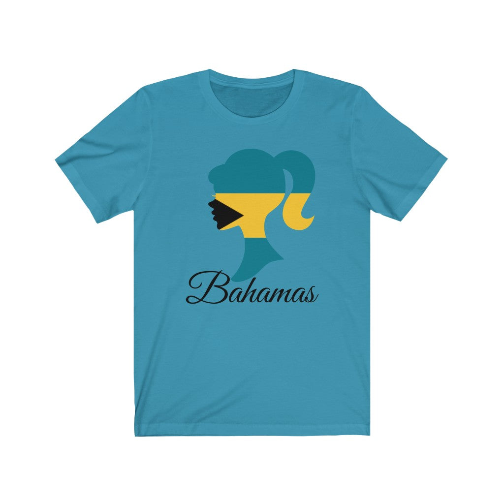 Bahamas Girl Flag Premium Tee 1 - Unisex