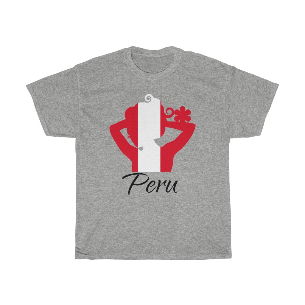 Peru Lady Flag Standard Tee 1 - Unisex