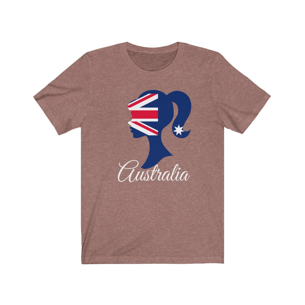 Australia Girl Flag Premium Tee 2 - Unisex