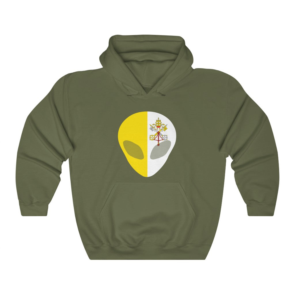 Holy See Alien Flag Hoodie Sweatshirt - Unisex