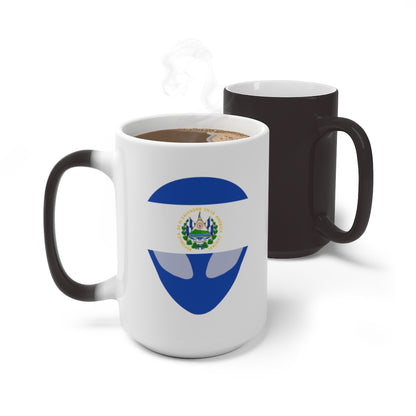 El Salvador Republic Alien Color Changing Mug