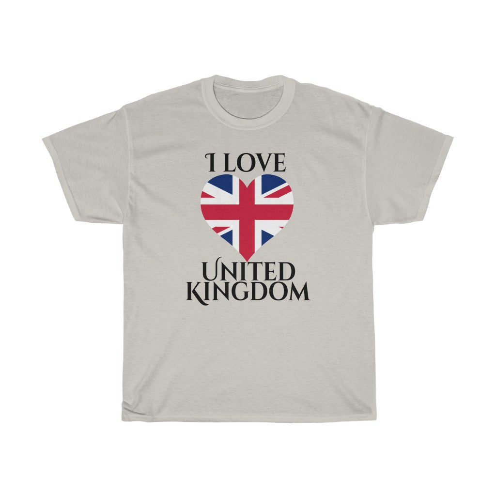 United Kingdom Heart Flag Standard Tee 1 - Unisex