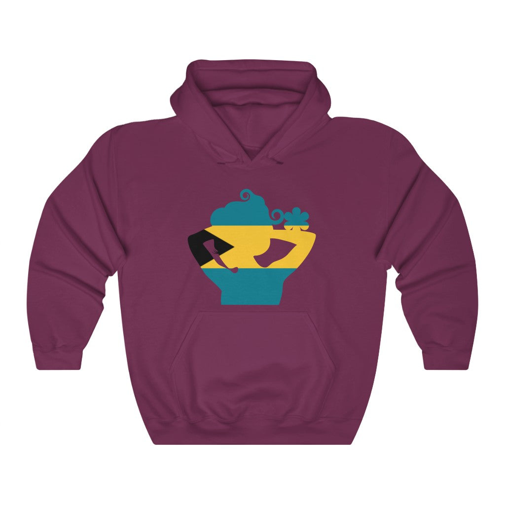 Bahamas Lady Flag Hoodie Sweatshirt - Unisex