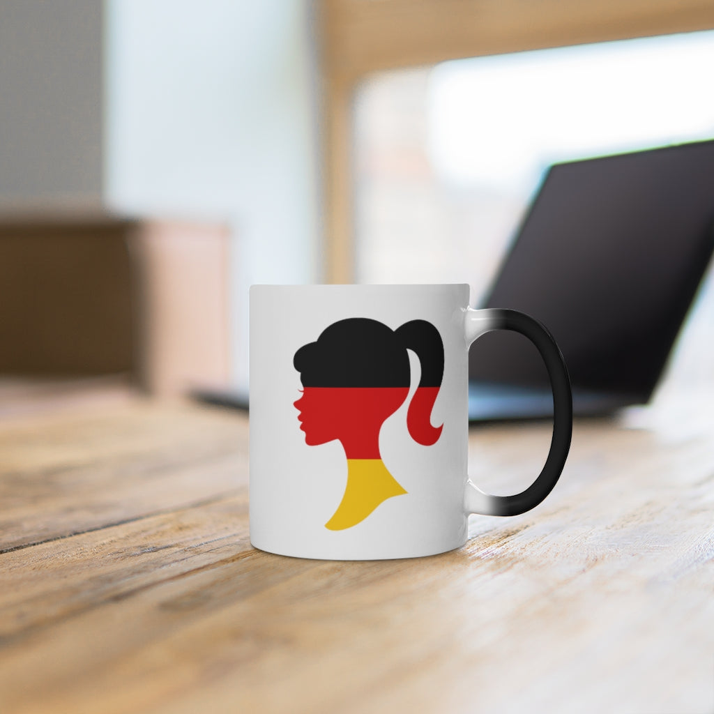 Germany Girl Color Changing Mug