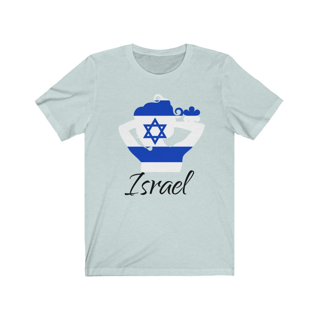 Israel Lady Flag Premium Tee 1 - Unisex