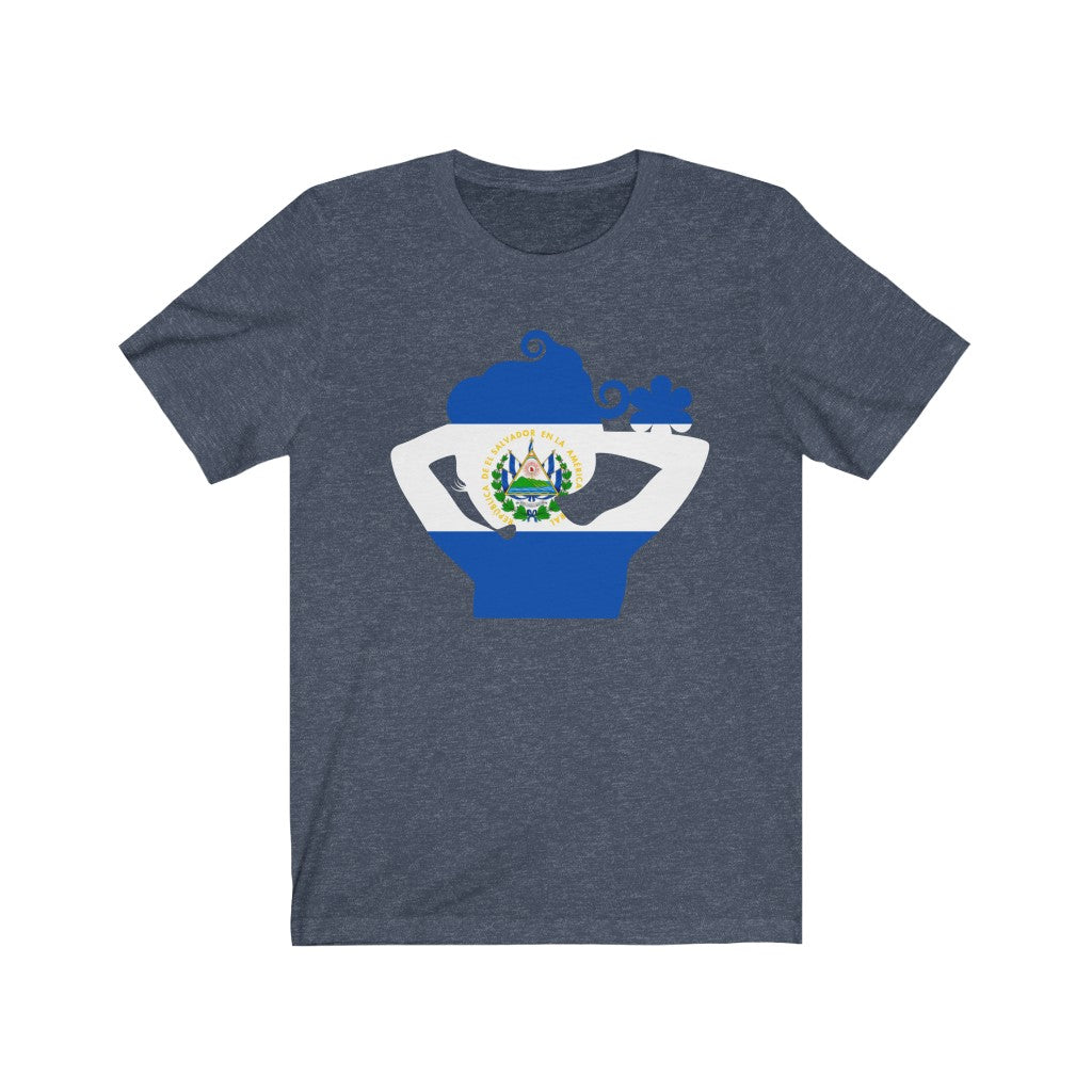 El Salvador Lady Flag Premium Tee - Unisex