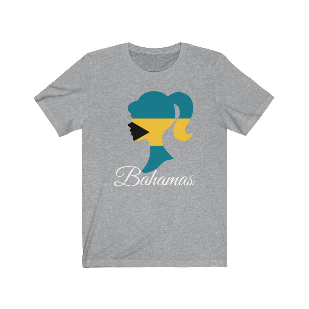 Bahamas Girl Flag Premium Tee 2 - Unisex