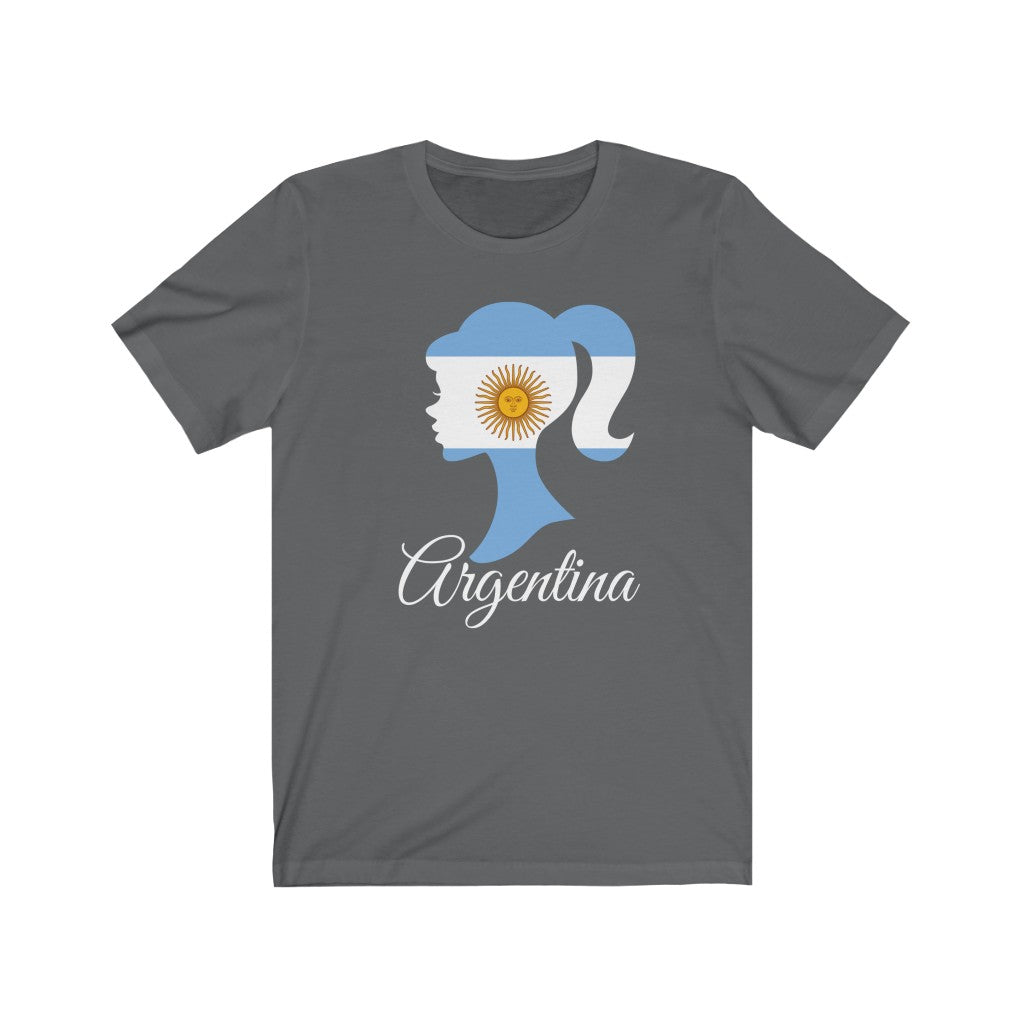 Argentina Girl Flag Premium Tee 2 - Unisex