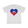 Haiti Heart Flag Standard Tee - Unisex