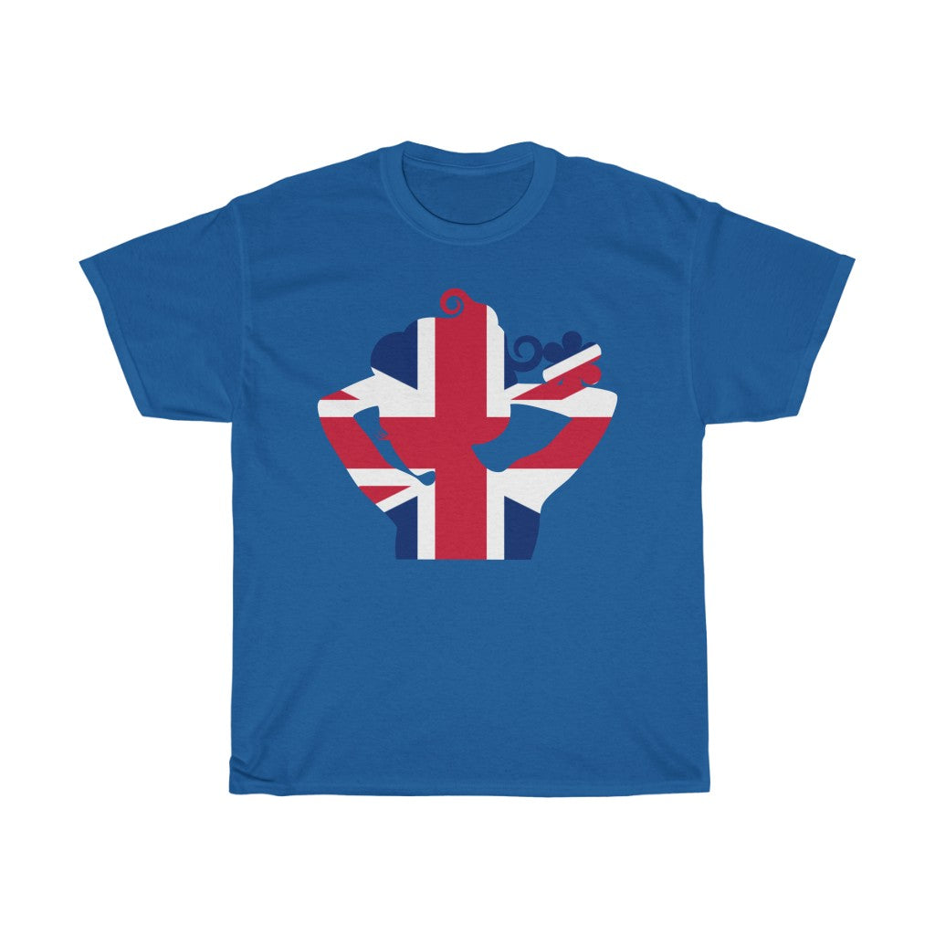 United Kingdom Lady Flag Standard Tee - Unisex