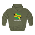 Jamaica Lips Flag Hoodie Sweatshirt 2 - Unisex