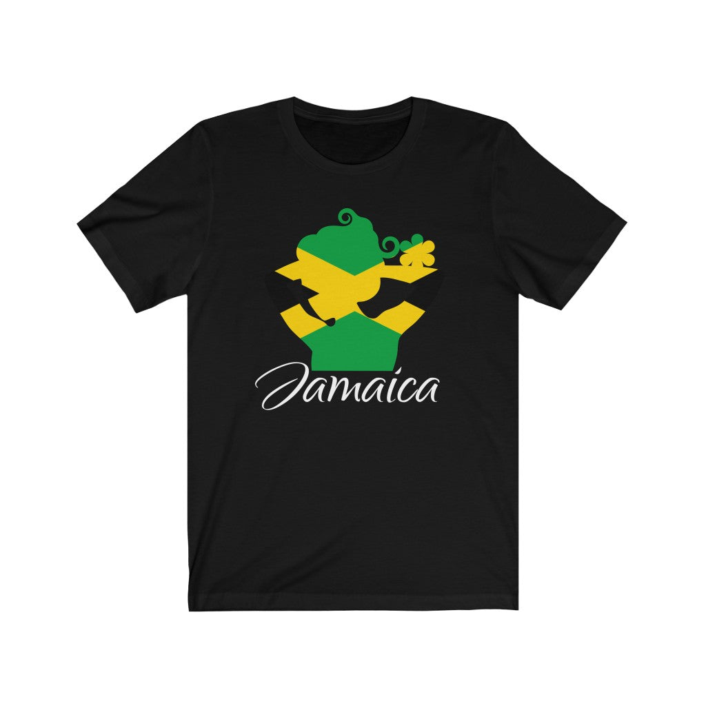 Jamaica Lady Flag Premium Tee 2 - Unisex