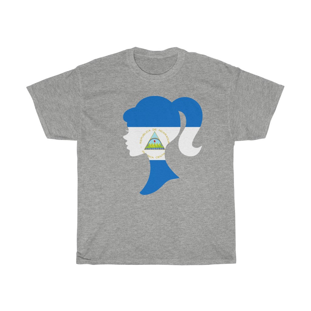 Nicaragua Girl Flag Standard Tee - Unisex