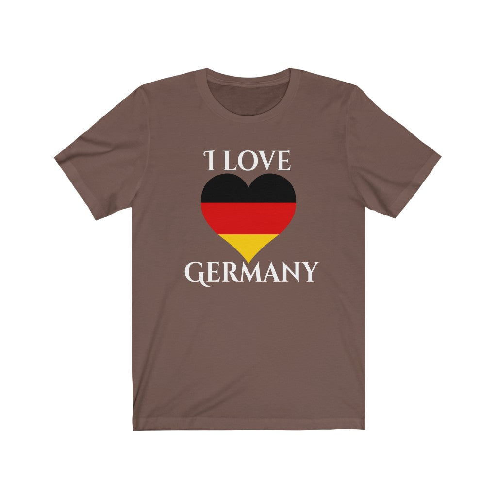 Germany Heart Flag Premium Tee 2 - Unisex