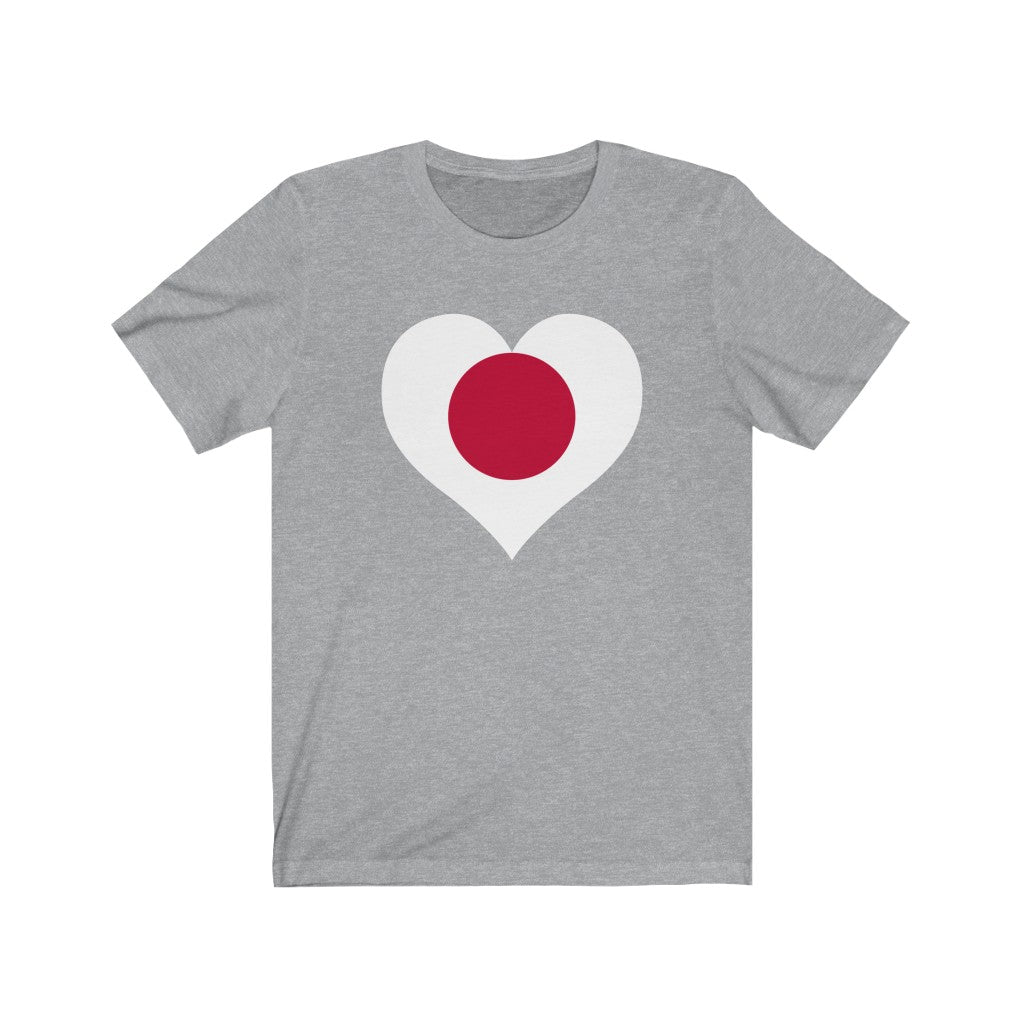 Japan Heart Flag Premium Tee - Unisex