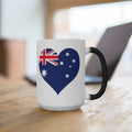Australia Heart Color Changing Mug