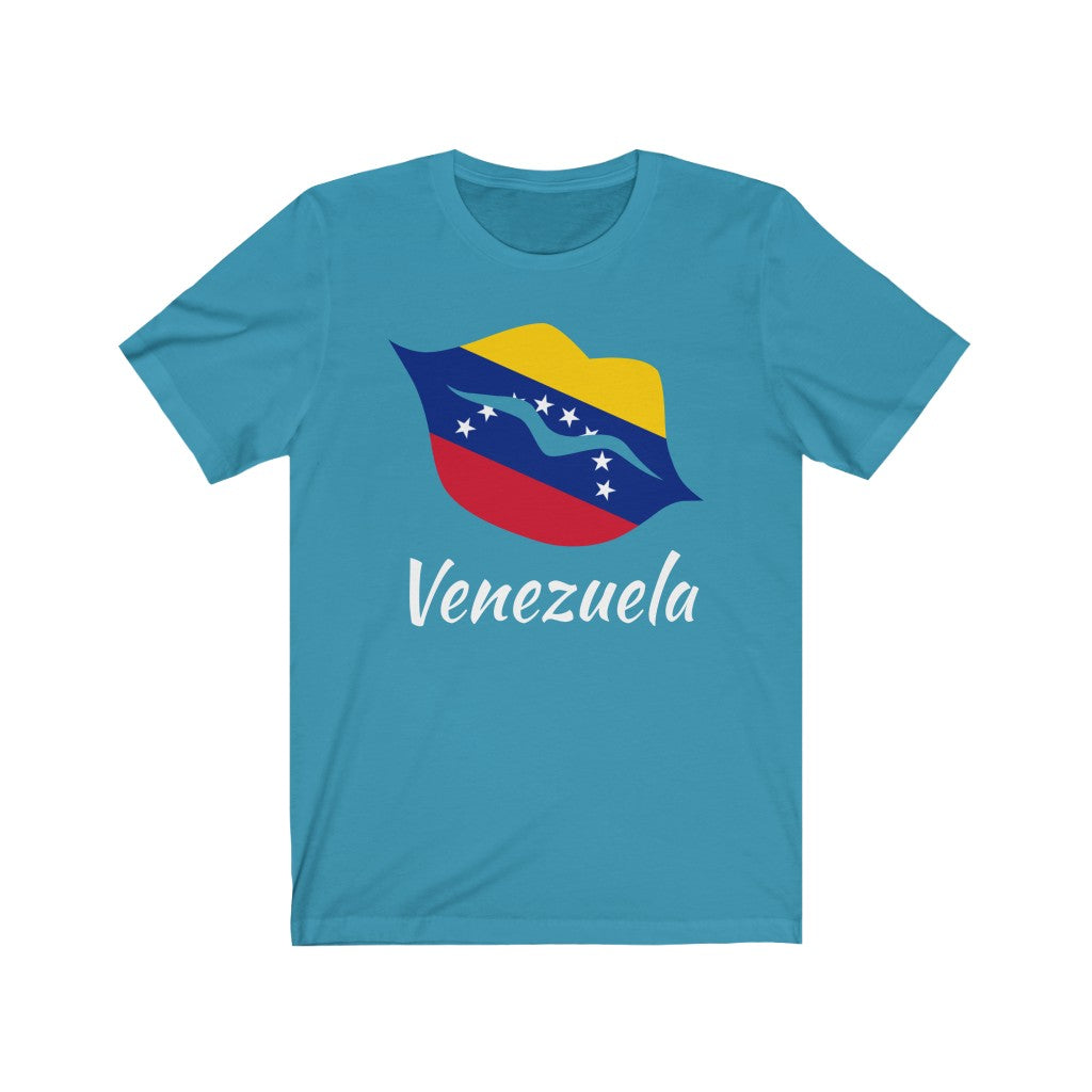 Venezuela Lips Flag Premium Tee 2 - Unisex