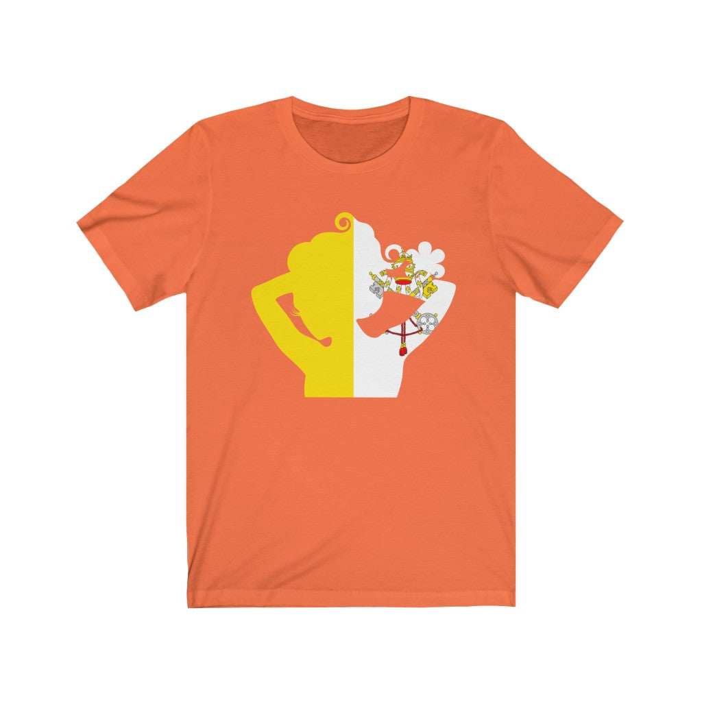 Holy See Lady Flag Premium Tee - Unisex