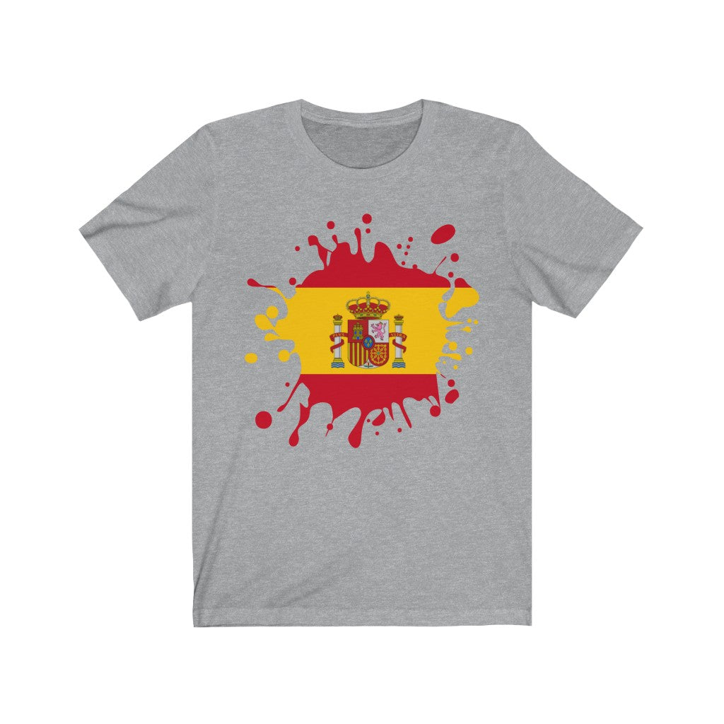 Spain Splat Flag Premium Tee - Unisex