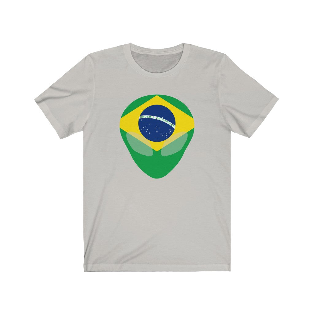 Brazil Alien Flag Premium Tee - Unisex