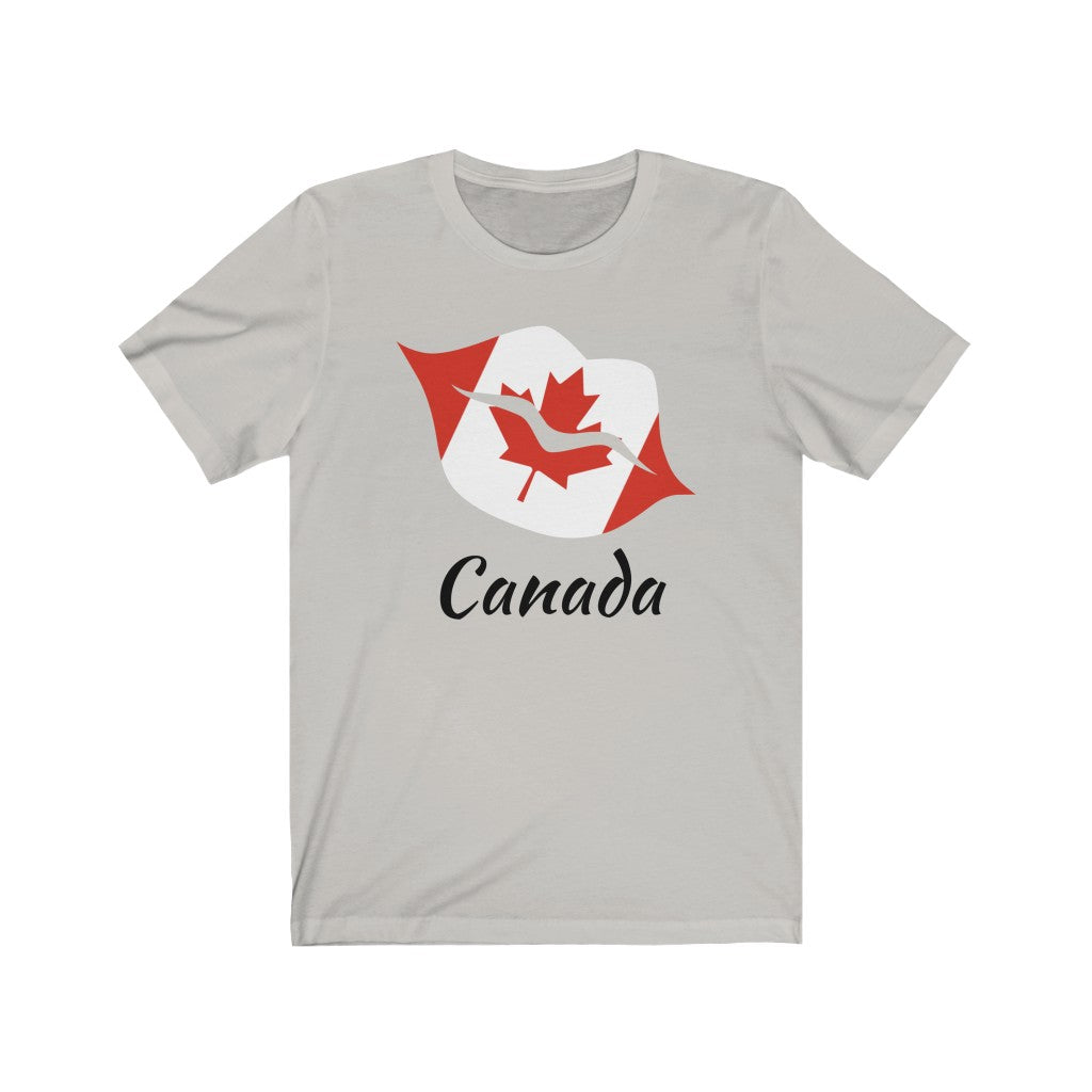 Canada Lips Flag Premium Tee 1 - Unisex