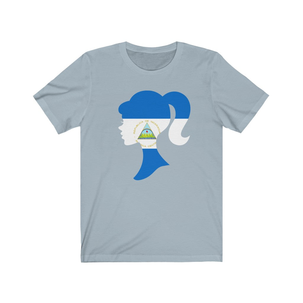 Nicaragua Girl Flag Premium Tee - Unisex