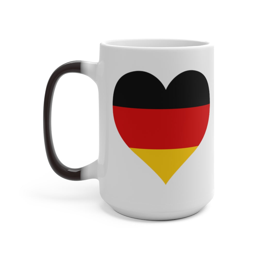 Germany Heart Color Changing Mug