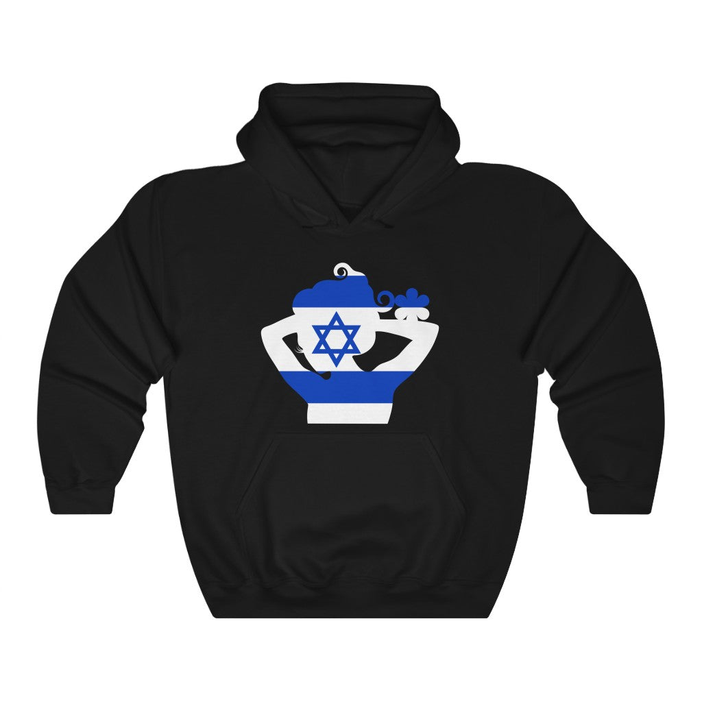 Israel Lady Flag Hoodie Sweatshirt - Unisex