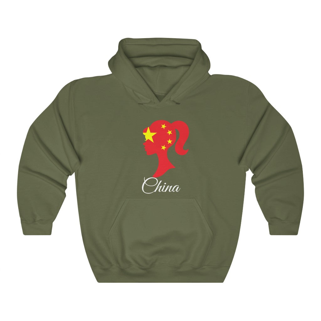 China Girl Flag Hoodie Sweatshirt 2 - Unisex