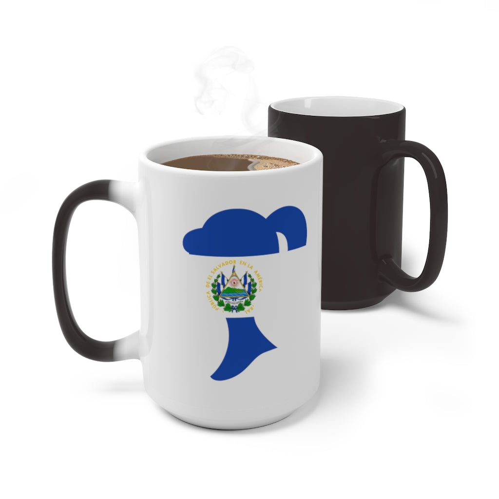 El Salvador Girl Color Changing Mug