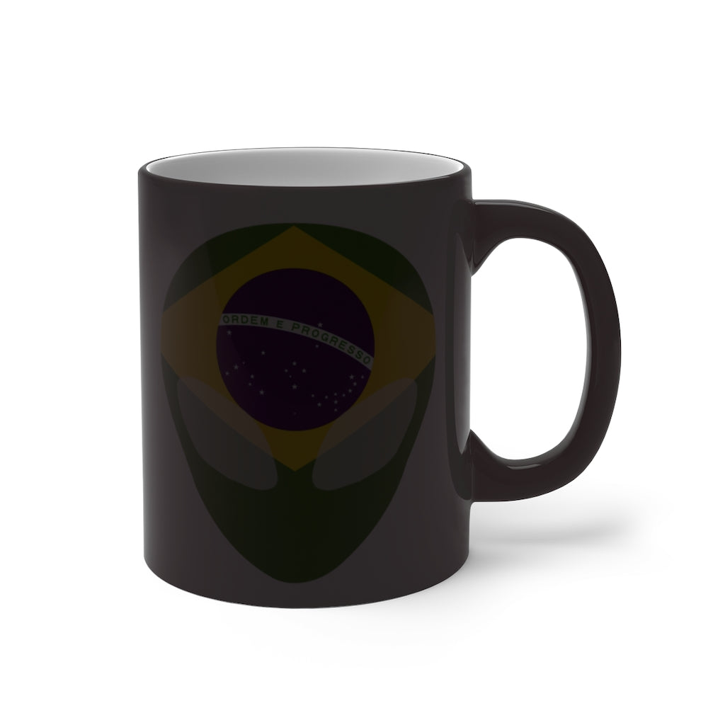 Brazil Alien Color Changing Mug