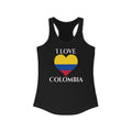 Colombia Heart Flag Tank 2 - Women
