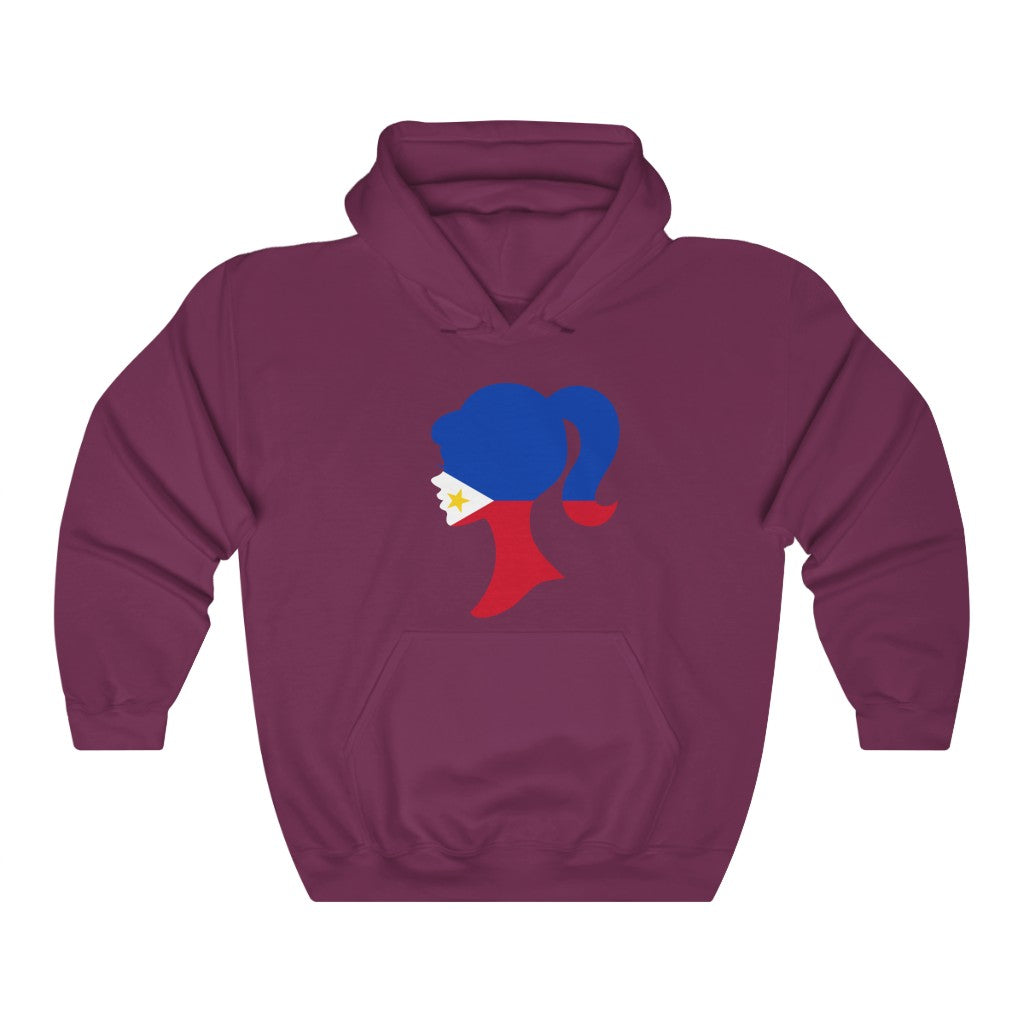 Philippines Girl Flag Hoodie Sweatshirt - Unisex
