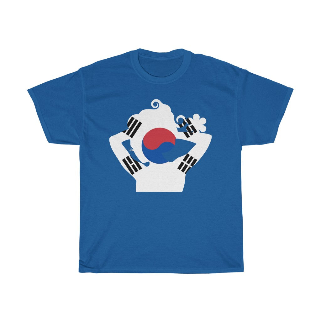 South Korea Lady Flag Standard Tee - Unisex