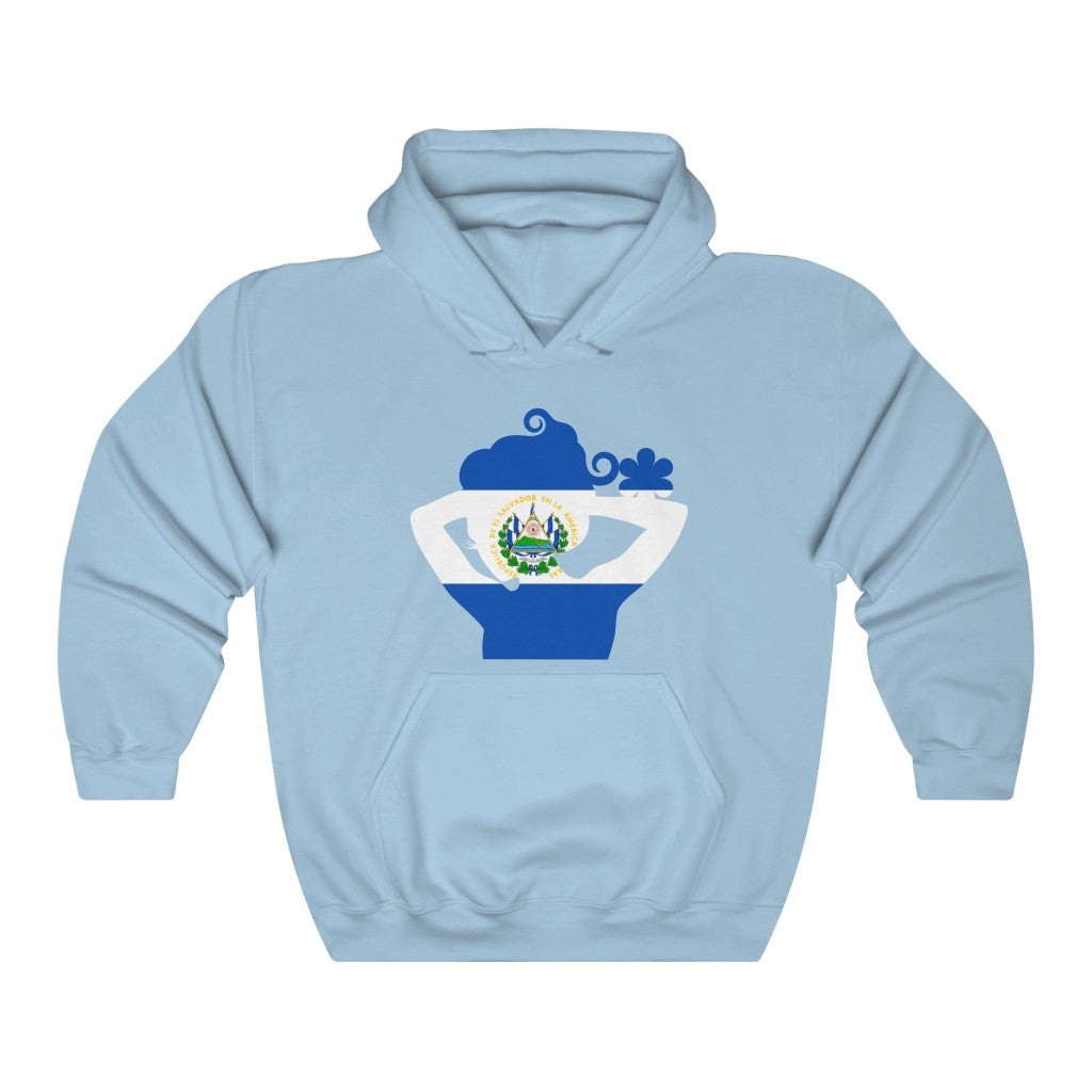 El Salvador Lady Flag Hoodie Sweatshirt - Unisex