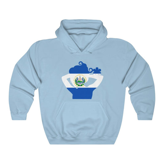 El Salvador Lady Flag Hoodie Sweatshirt - Unisex