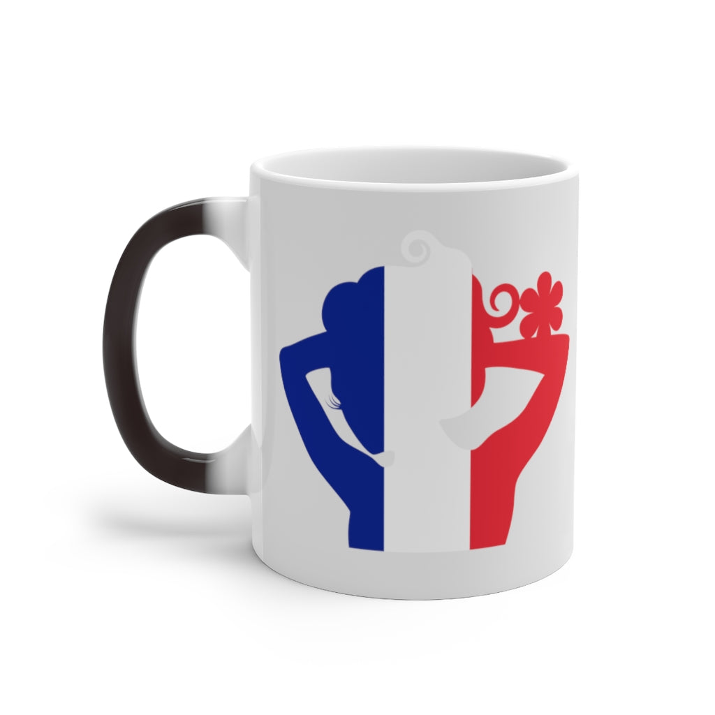 France Lady Color Changing Mug