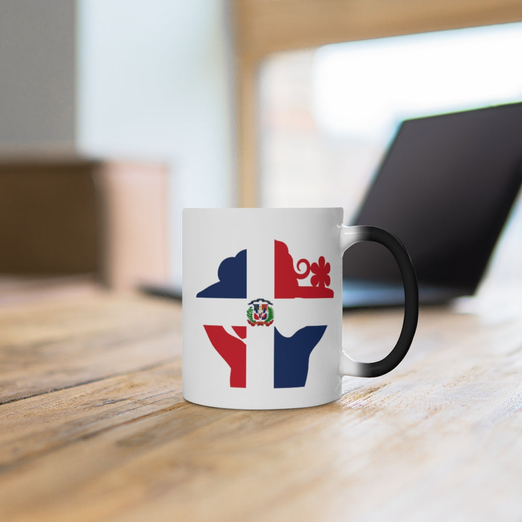Dominican Republic Lady Color Changing Mug