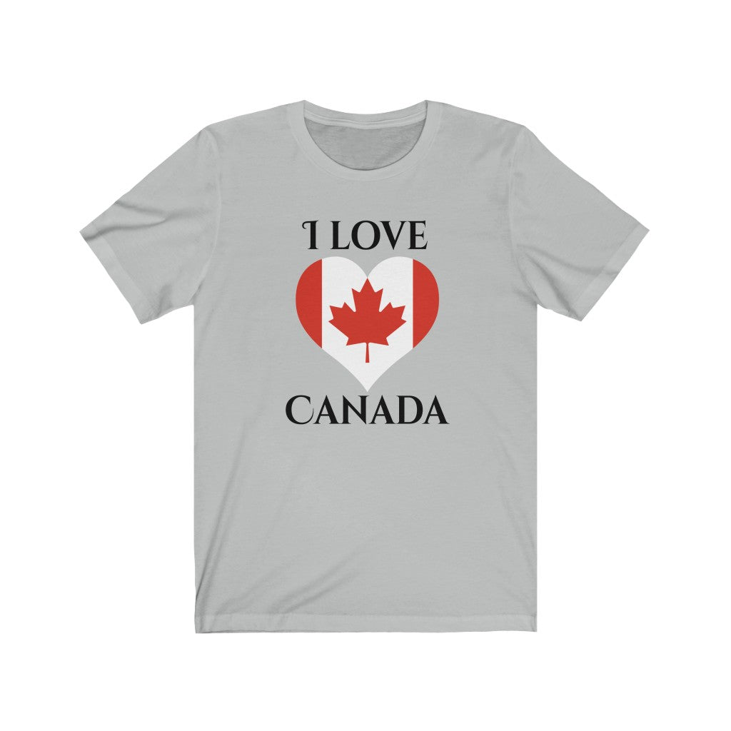 Canada Heart Flag Premium Tee 1 - Unisex