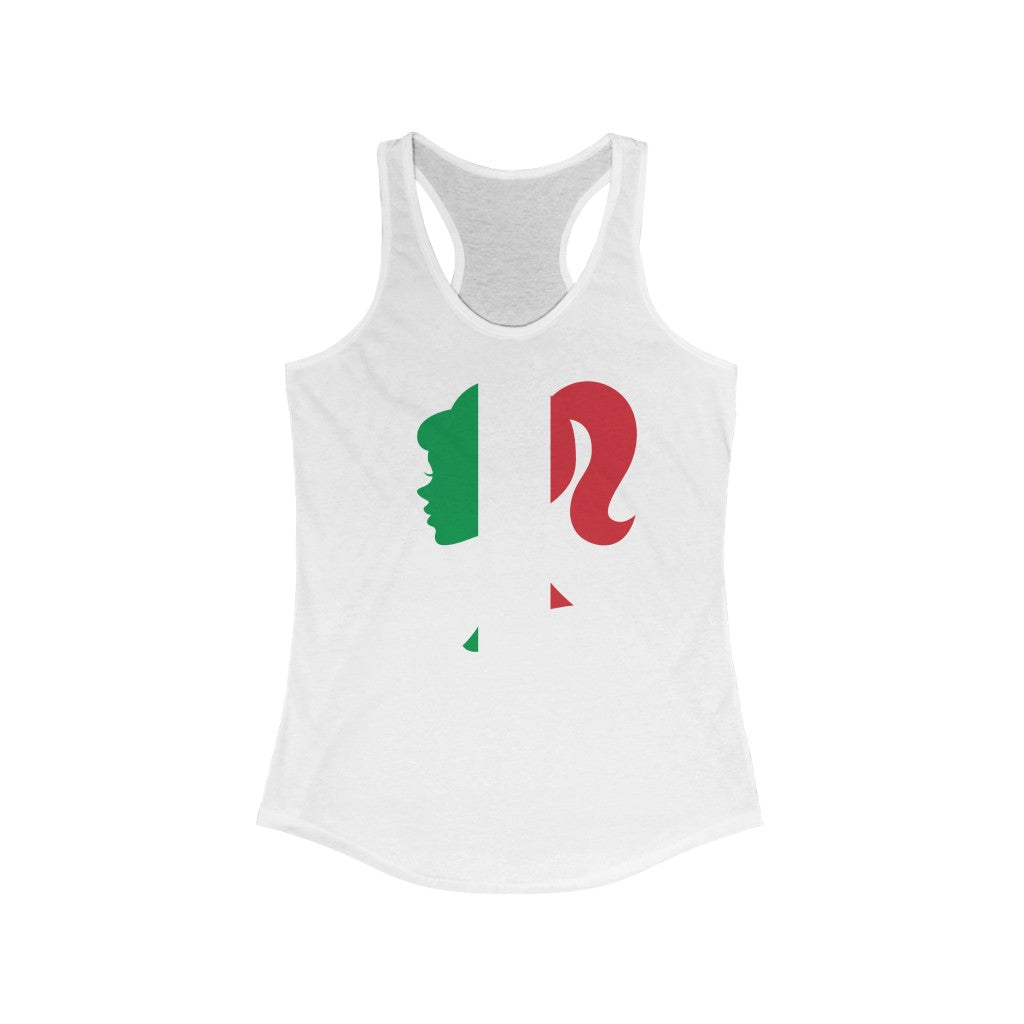 Italy Girl Flag Tank - Women