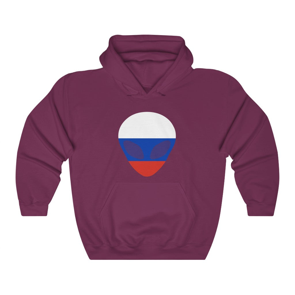 Russia Alien Flag Hoodie Sweatshirt - Unisex