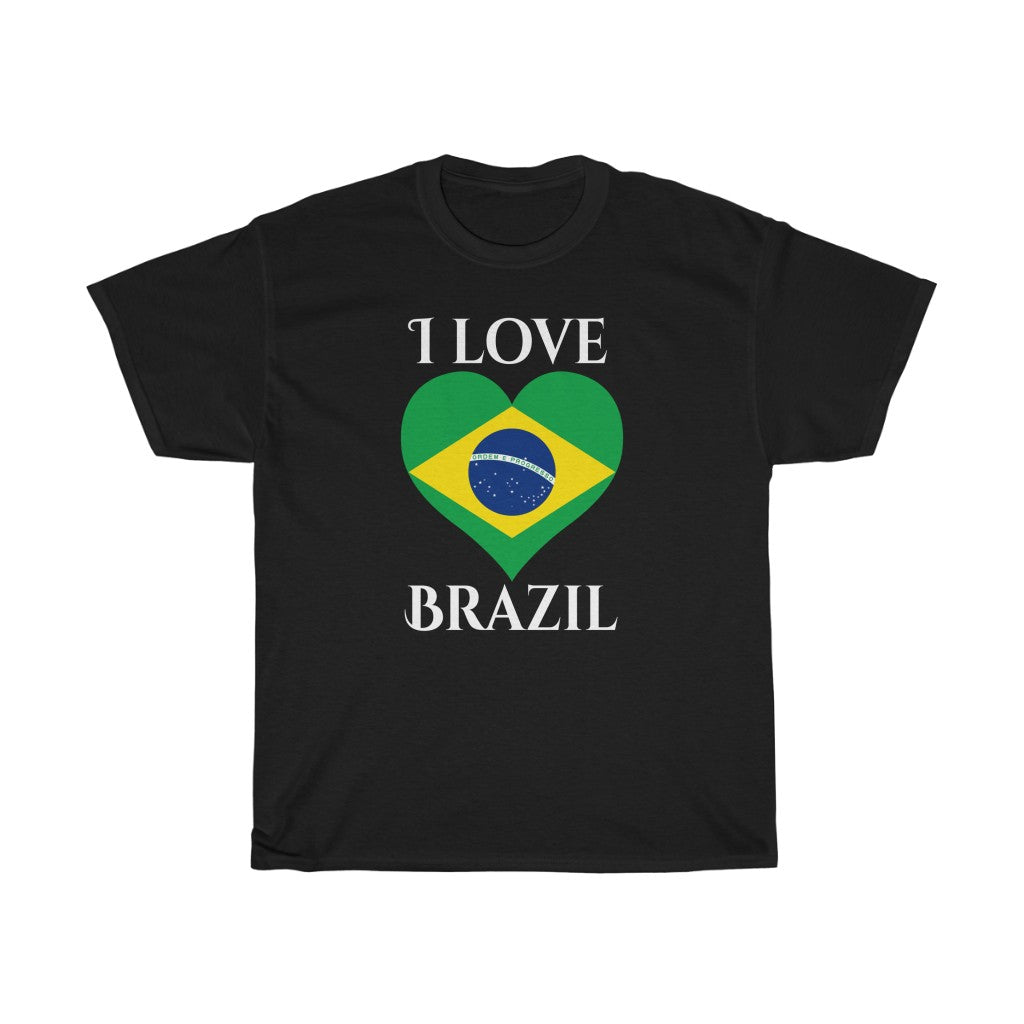 Brazil Heart Flag Standard Tee 2 - Unisex