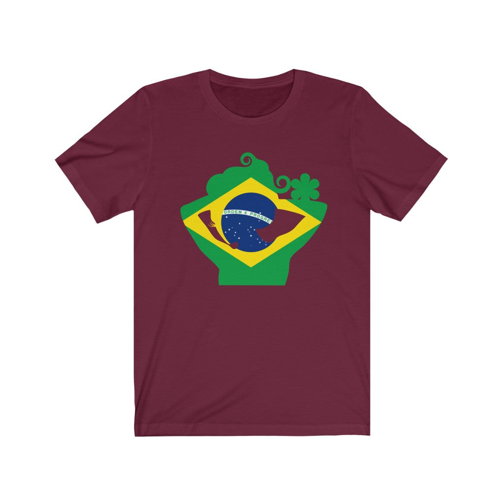 Brazil Lady Flag Premium Tee - Unisex